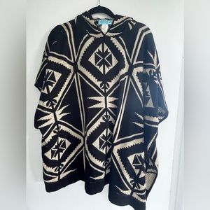 Lightweight hooded poncho